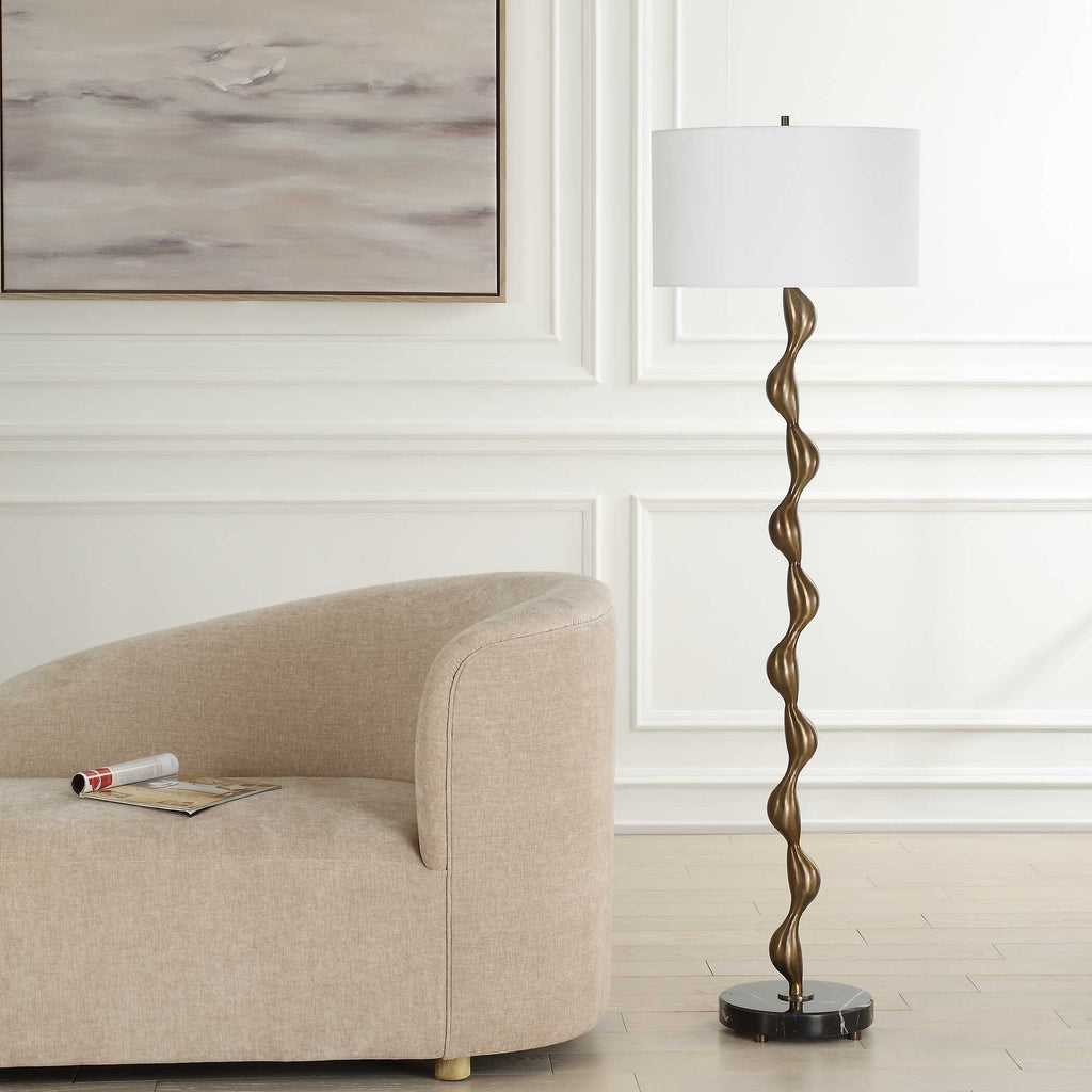 Remolino Bronze Floor Lamp