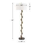 Remolino Bronze Floor Lamp