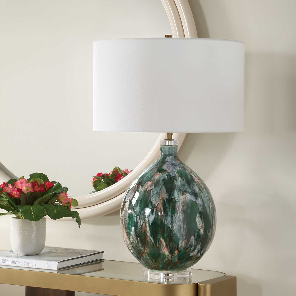 Mihaela Drip Glaze Table Lamp