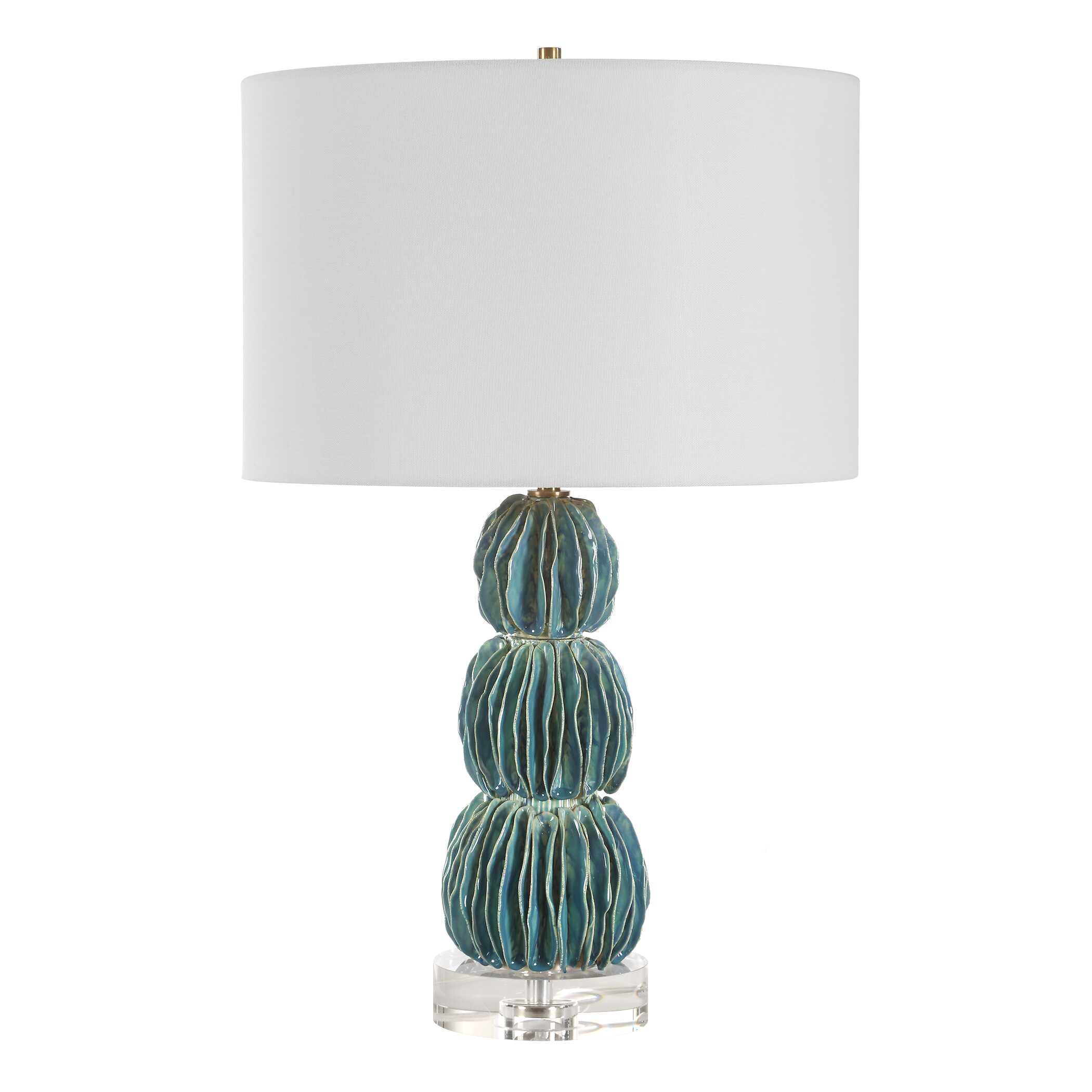 Bonaire Teal Blue Table Lamp