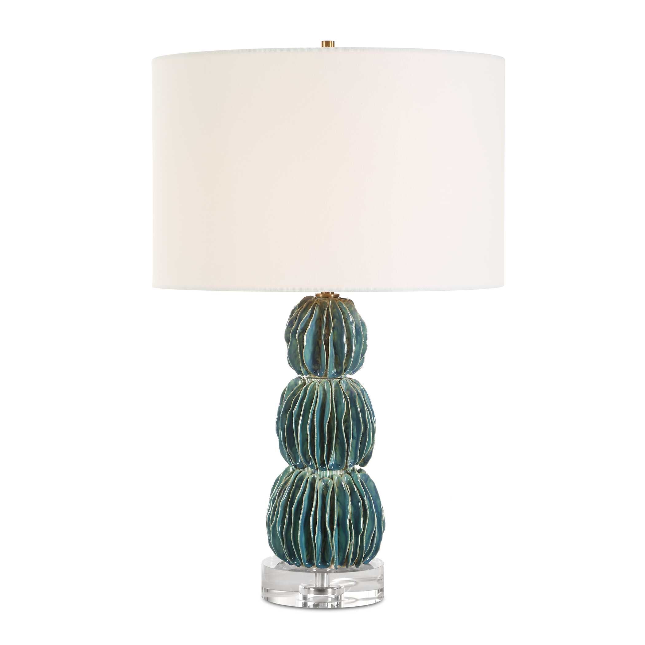 Bonaire Teal Blue Table Lamp