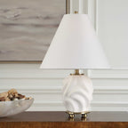 Bora White Accent Lamp