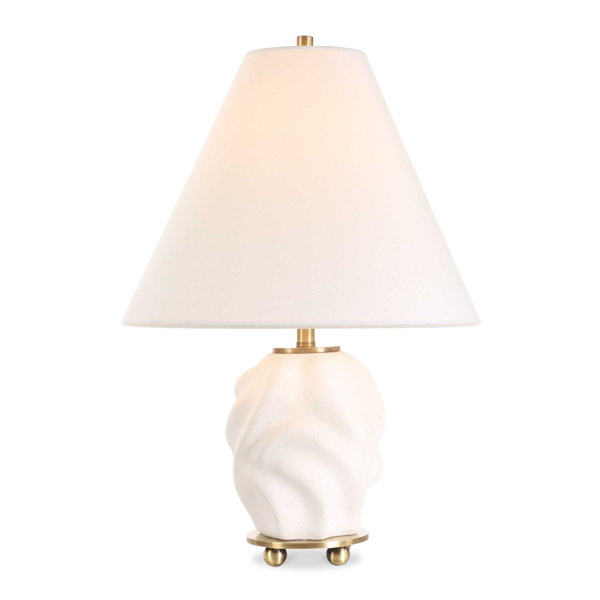 Bora White Accent Lamp
