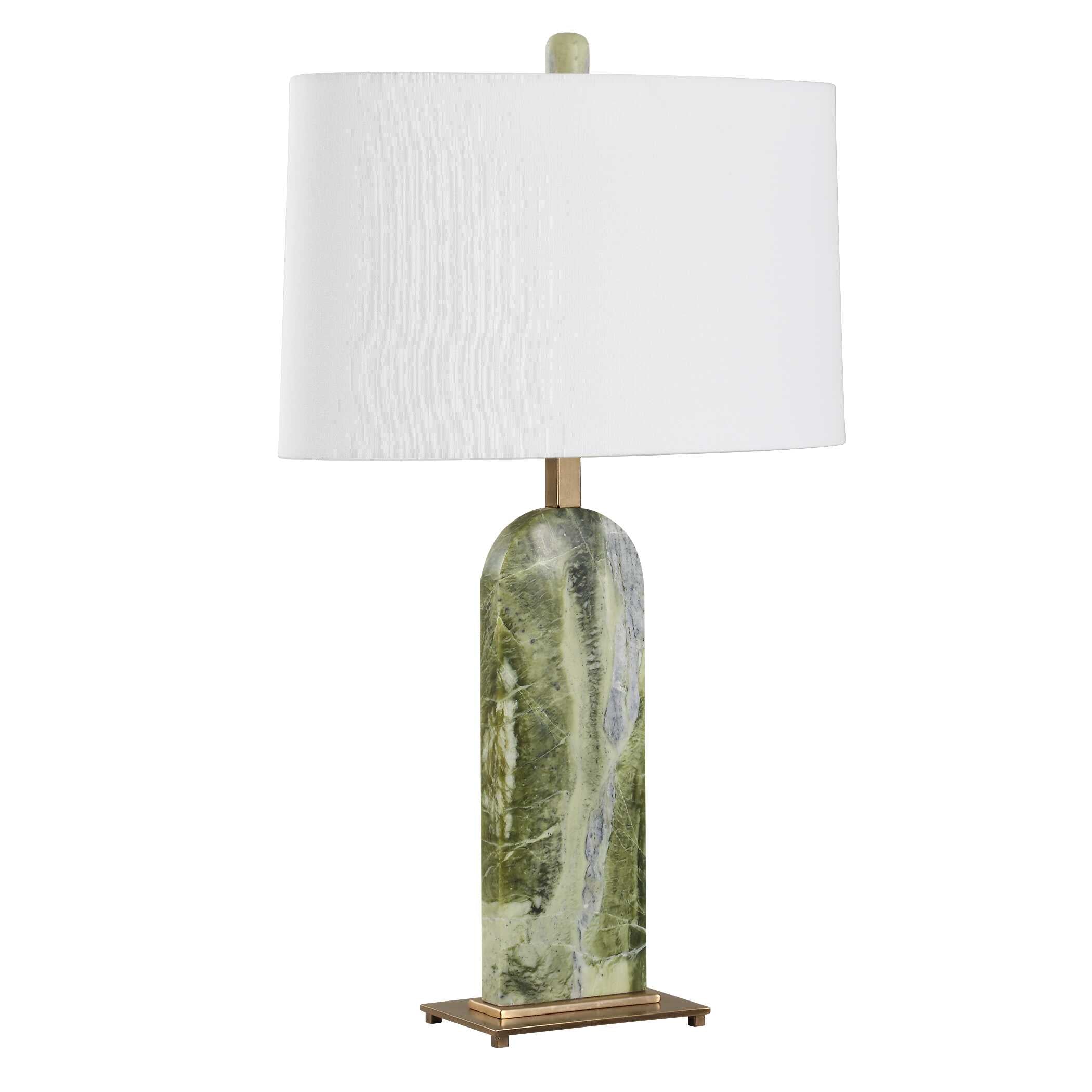 Moorea Green Marble Table Lamp