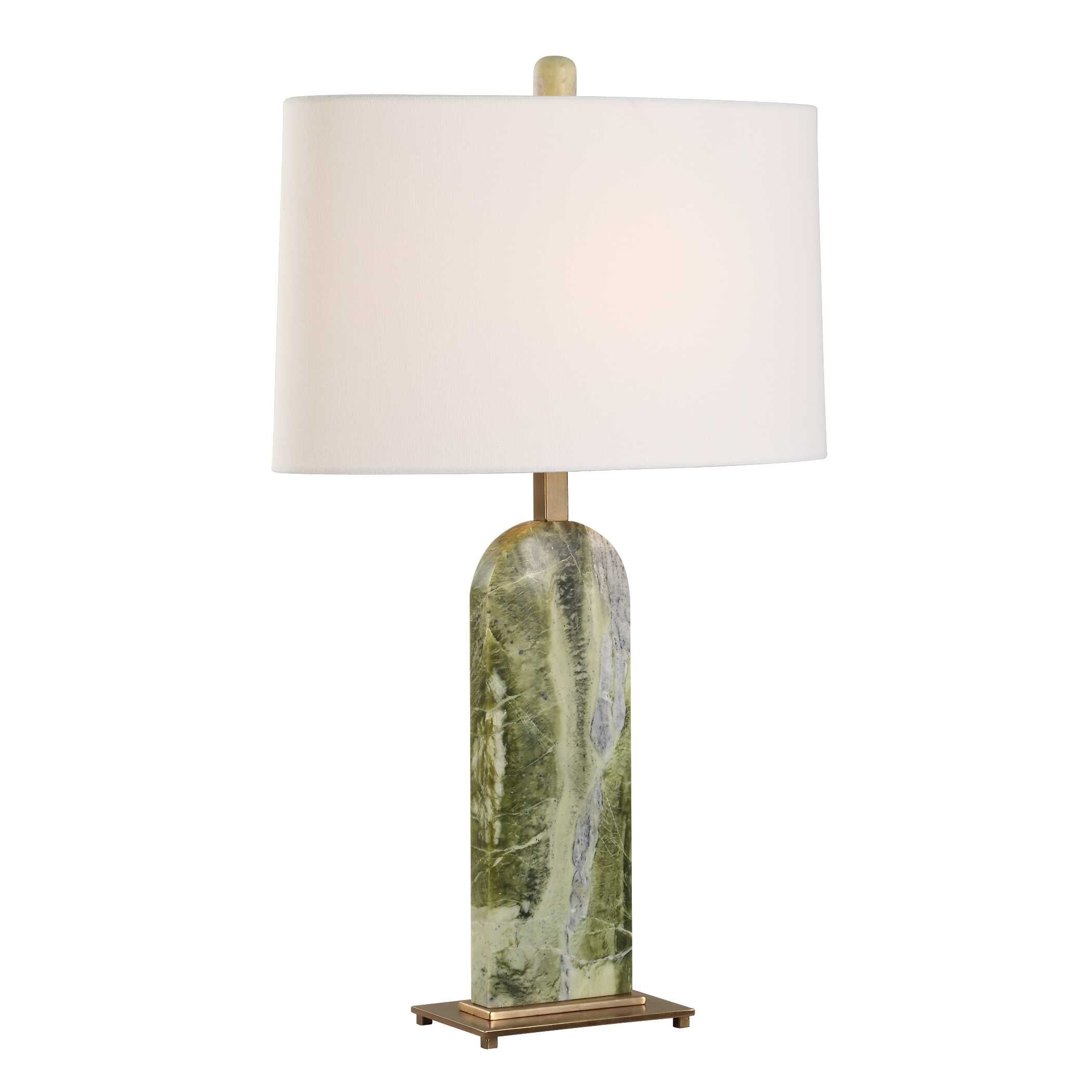 Moorea Green Marble Table Lamp