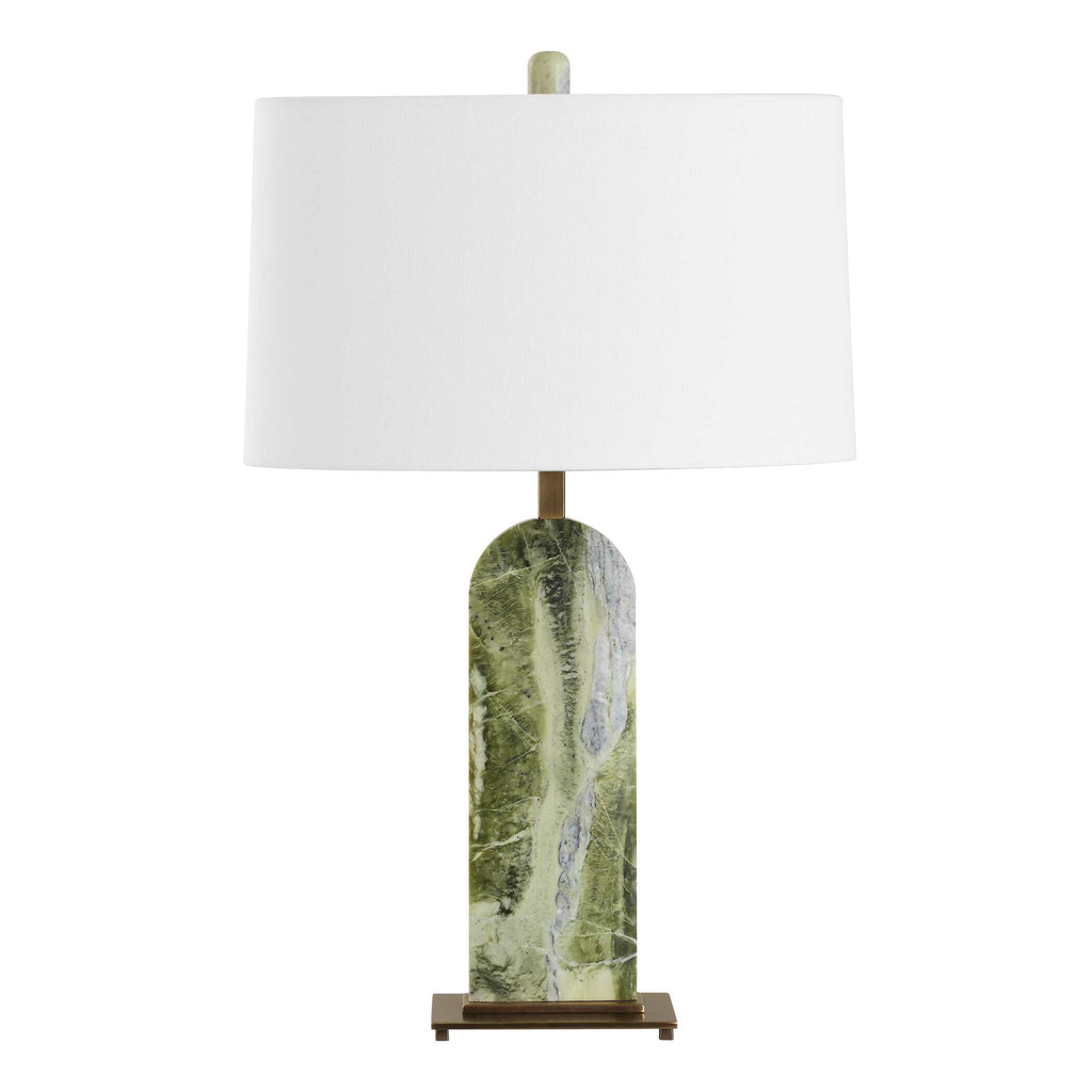 Moorea Green Marble Table Lamp