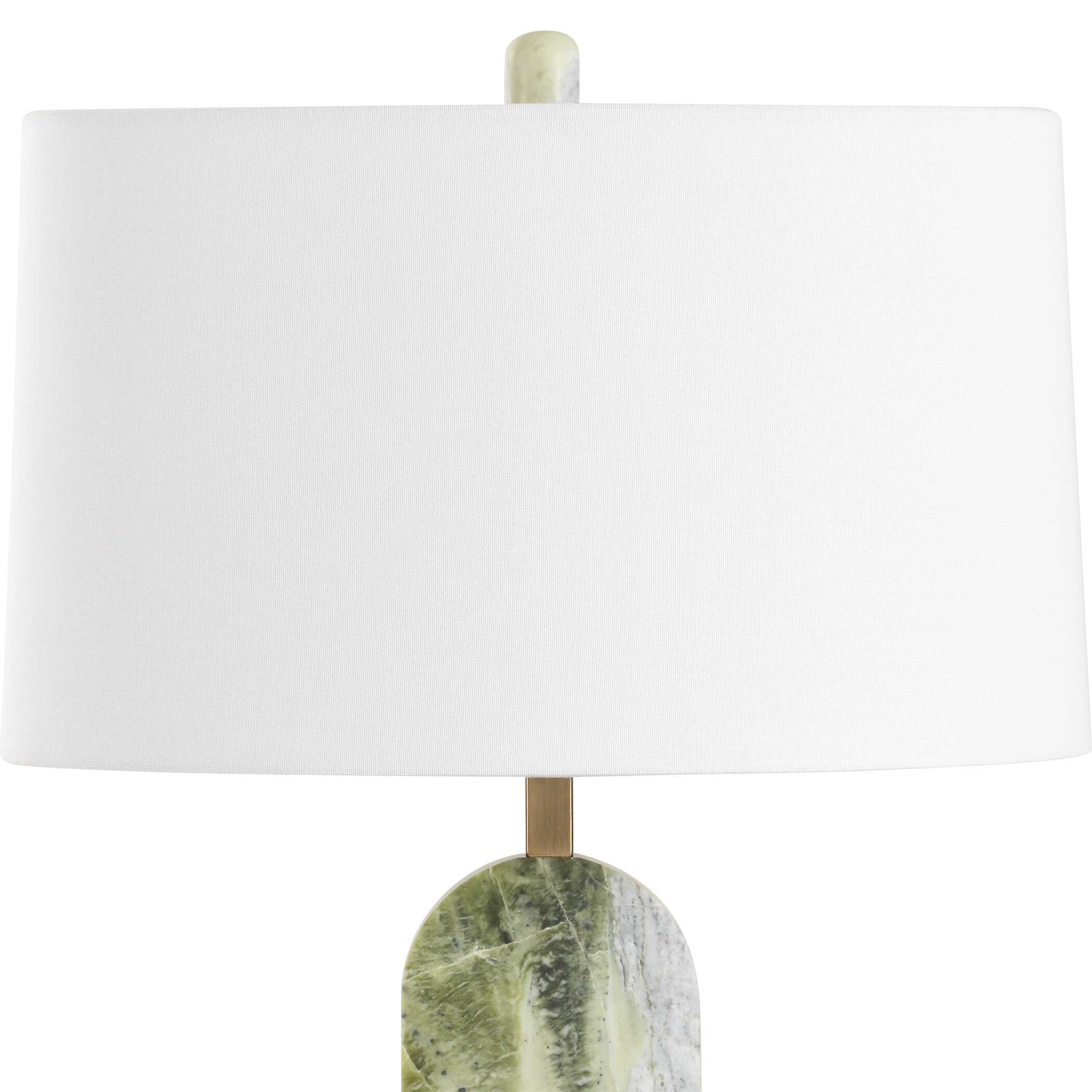 Moorea Green Marble Table Lamp