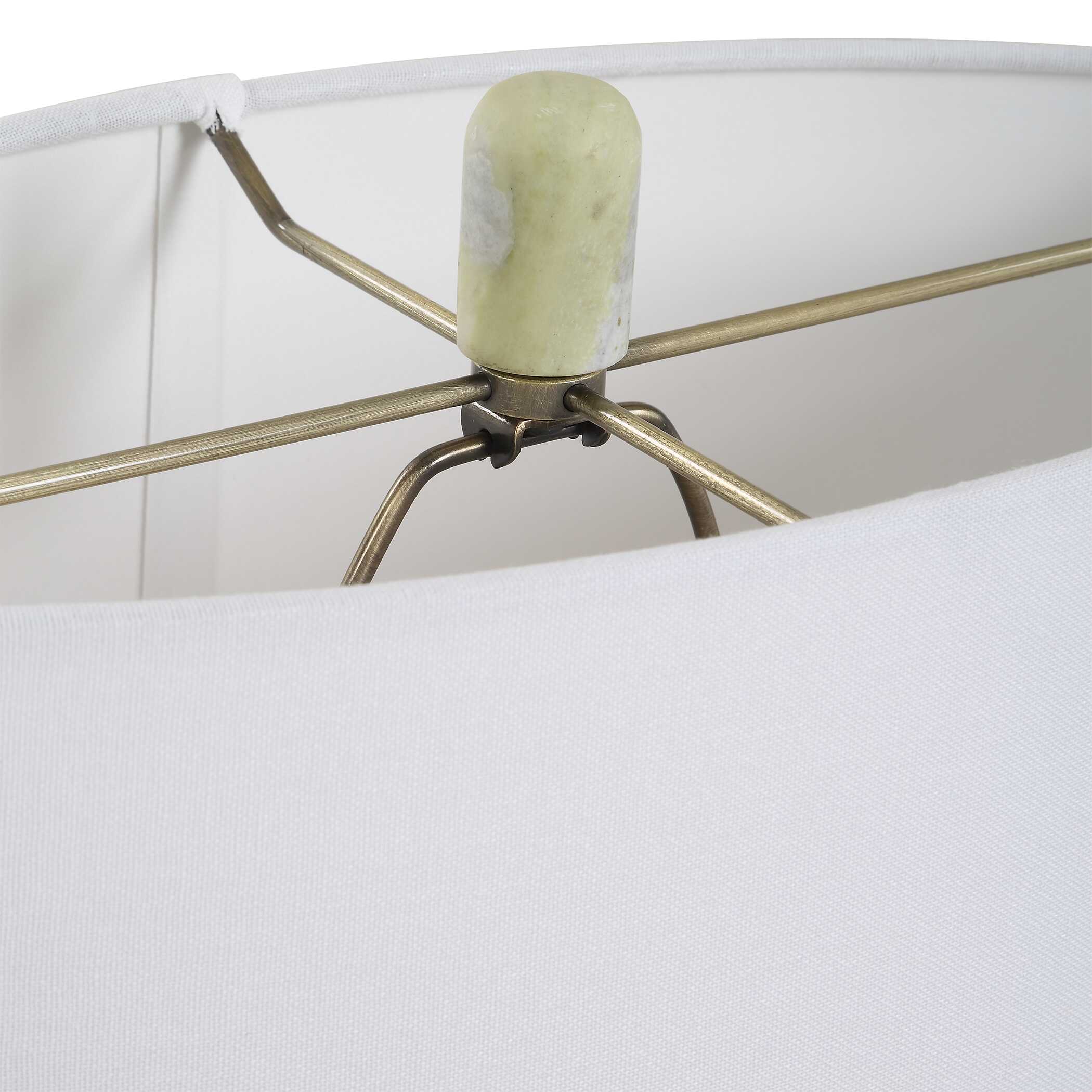 Moorea Green Marble Table Lamp