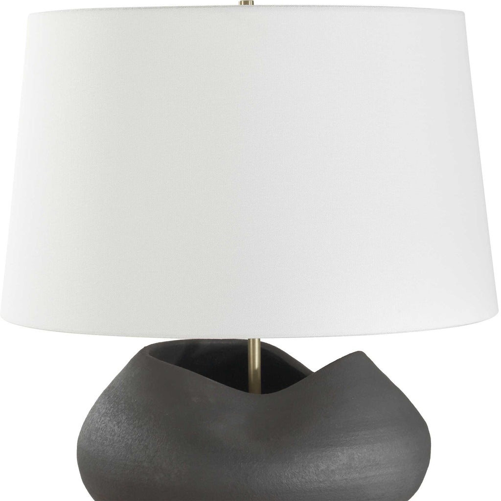 Nocturne Aged Black Table Lamp