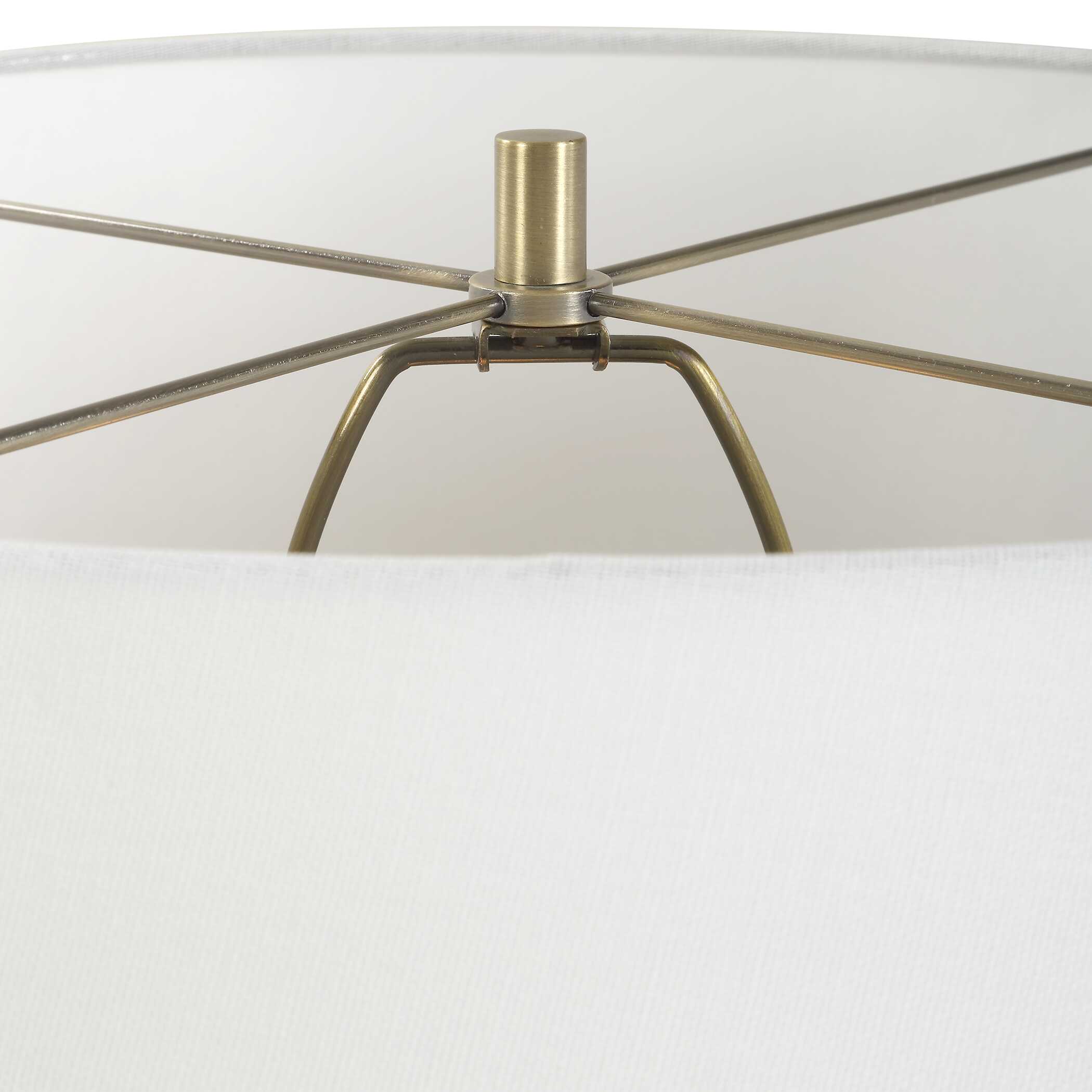 Nocturne Aged Black Table Lamp