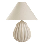 Javary Matte Beige Table Lamp