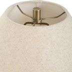 Javary Matte Beige Table Lamp