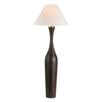 Pravin Dark Wood Floor Lamp