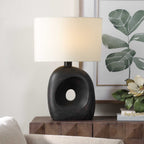 Peephole Outdoor Bronze Table Lamp