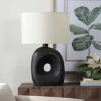 Peephole Outdoor Bronze Table Lamp