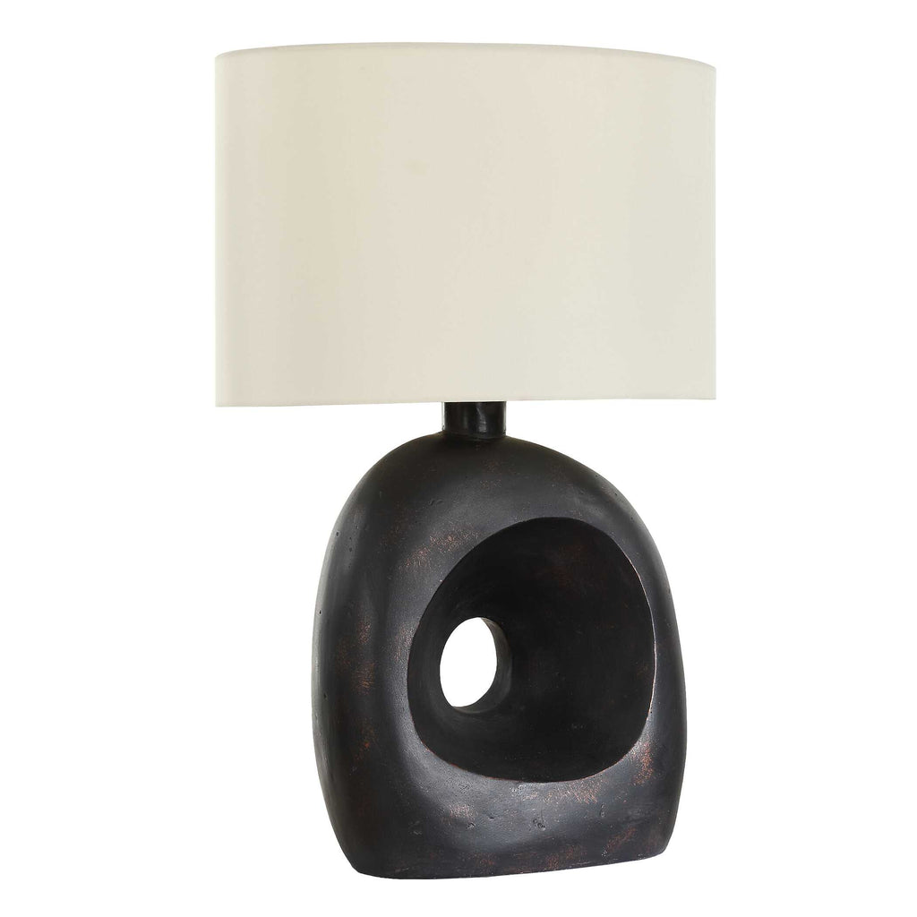 Peephole Outdoor Bronze Table Lamp