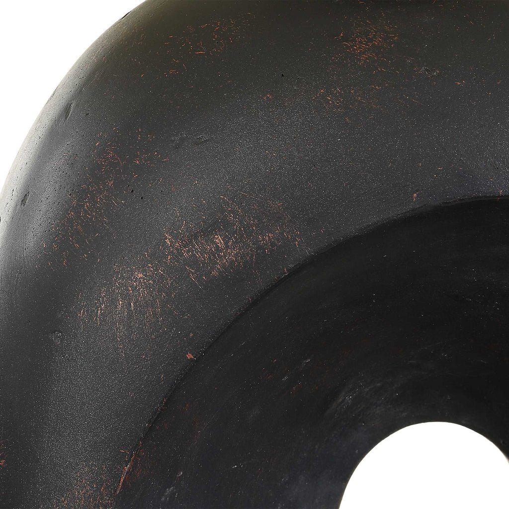 Peephole Outdoor Bronze Table Lamp