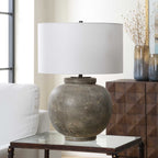 Rock Of Ages Rust Brown Table Lamp