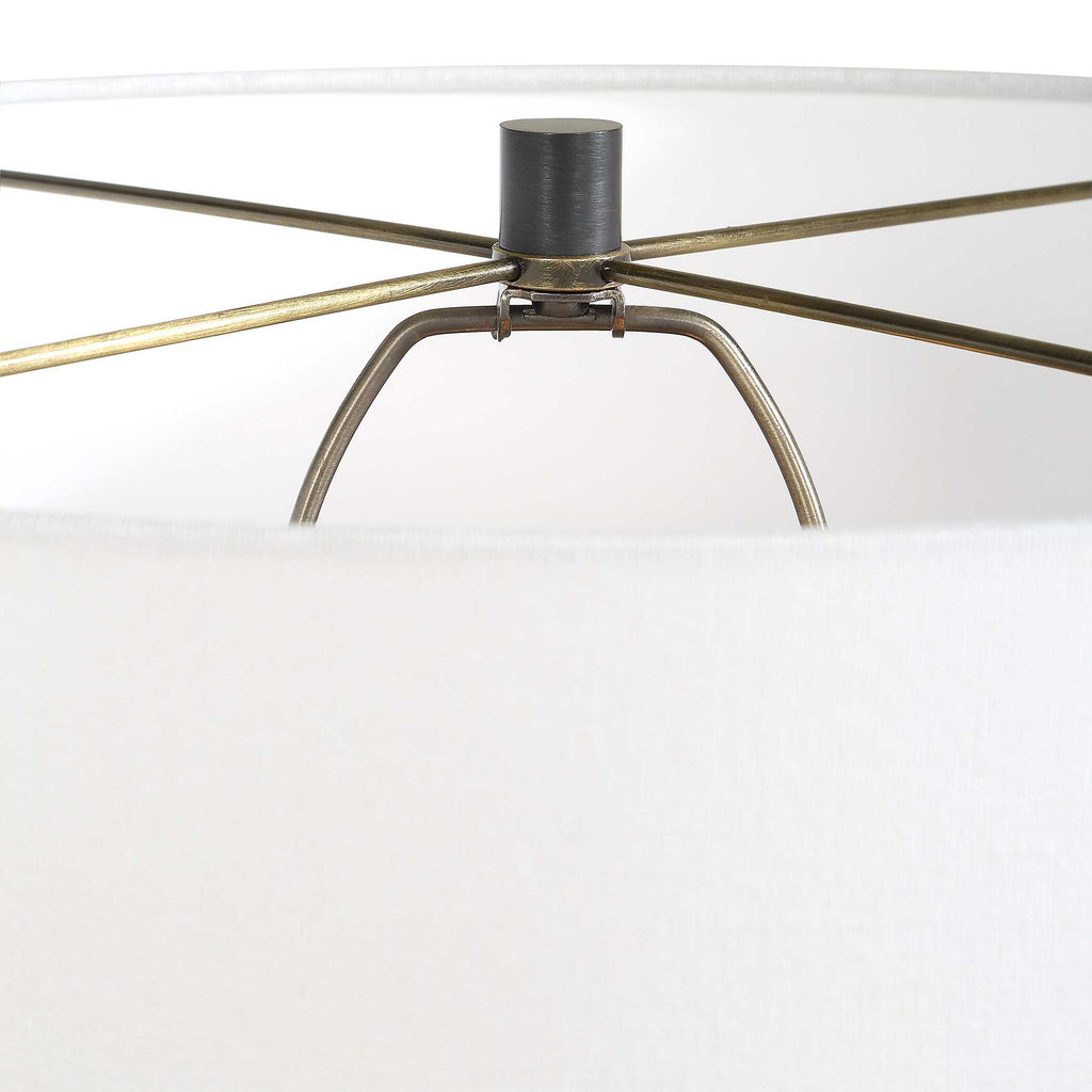 Rock Of Ages Rust Brown Table Lamp