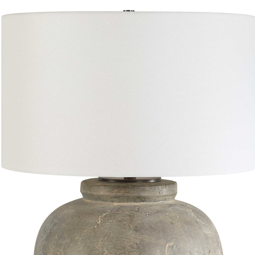 Rock Of Ages Rust Brown Table Lamp