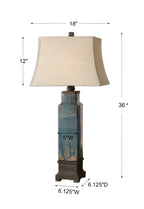 Soprana Blue Table Lamp