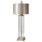 Drustan Clear Glass Table Lamp