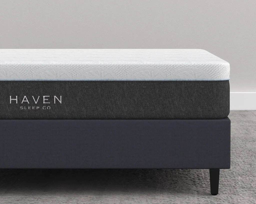 Haven Sleep Co. mattress on a gray background