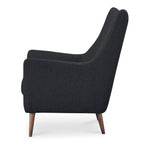 Fisher Armchair Wool Blend Charcoal