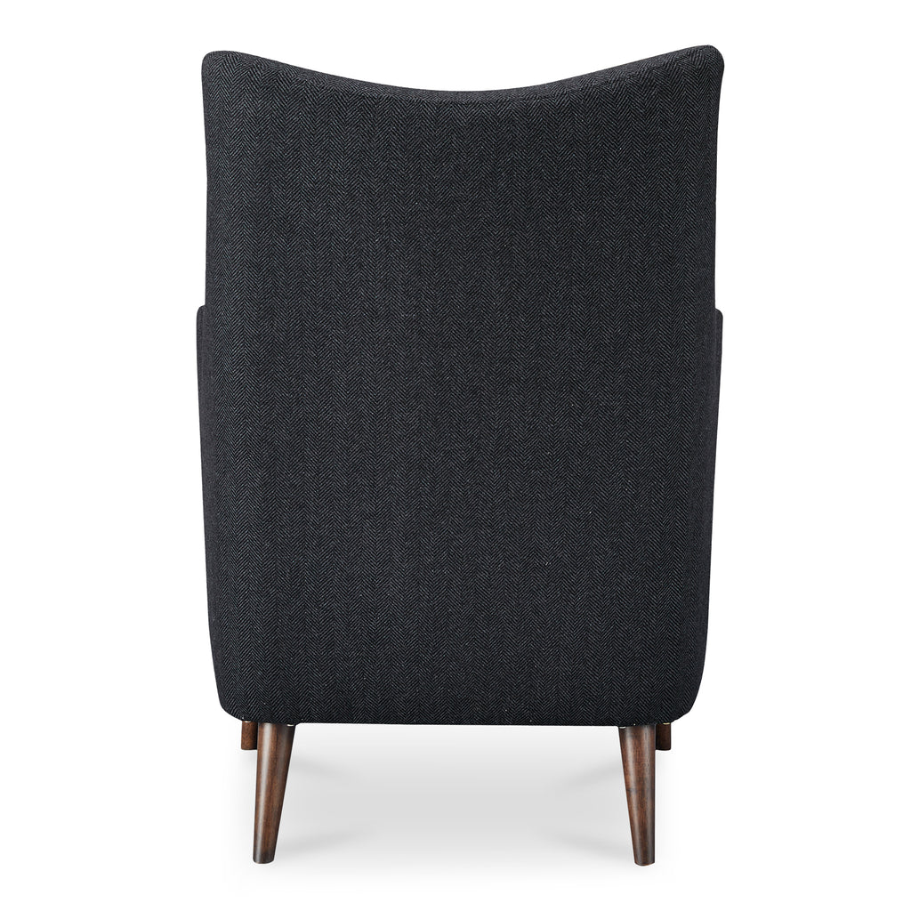 Fisher Armchair Wool Blend Charcoal