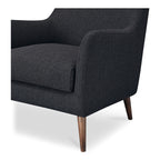 Fisher Armchair Wool Blend Charcoal