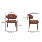 Ellie Dining Chair Rust