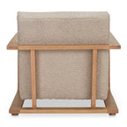 Eckersley Lounge Chair Beige Faux Shearling