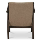 Yates Accent Chair Beige Faux Shearling