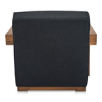 Garnet Lounge Chair Charcoal Wool Blend