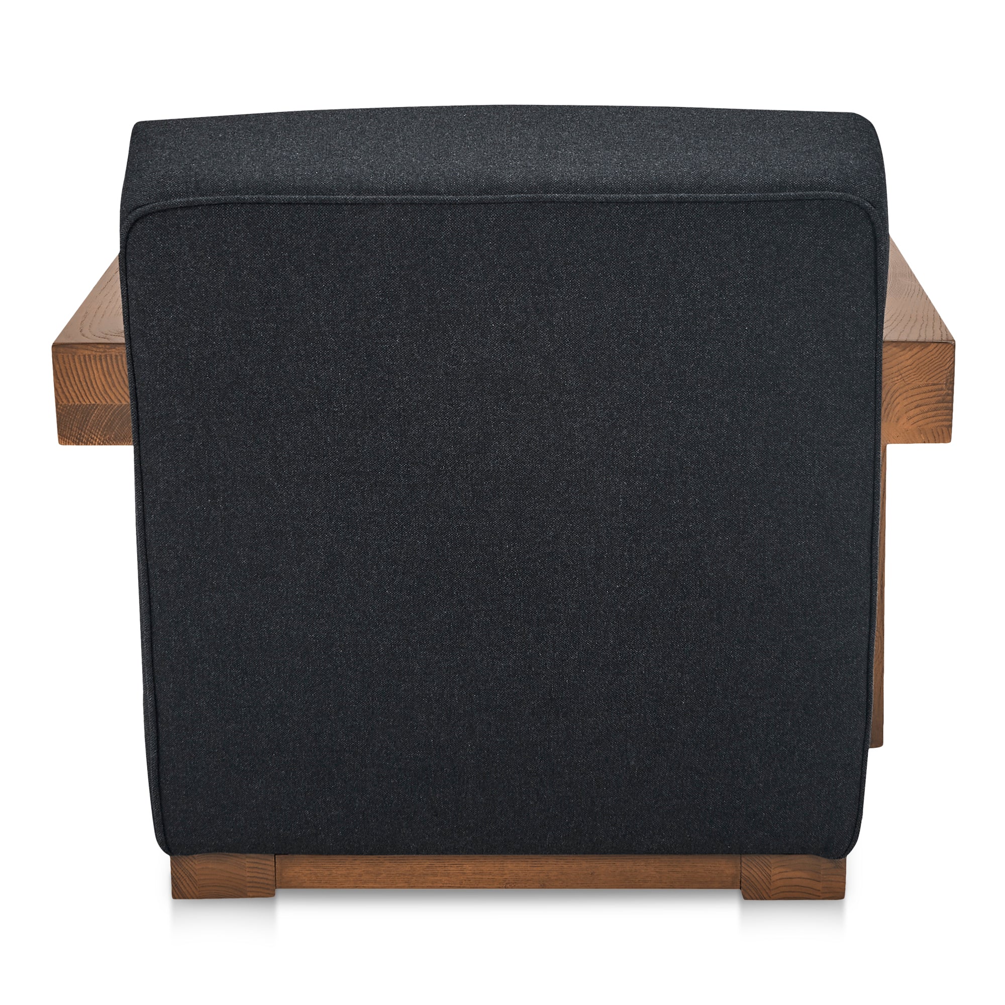 Garnet Lounge Chair Charcoal Wool Blend