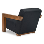Garnet Lounge Chair Charcoal Wool Blend