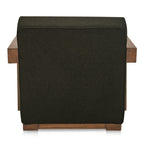 Garnet Lounge Chair Olive Wool Blend