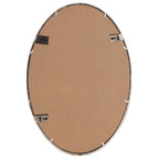 Sherise Brushed Nickel Oval Mirror