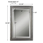 Triple Beaded Vanity Mirror