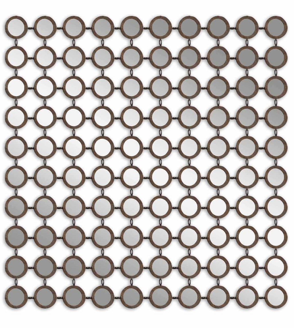 Dinuba Antique Silver Champagne Mirror