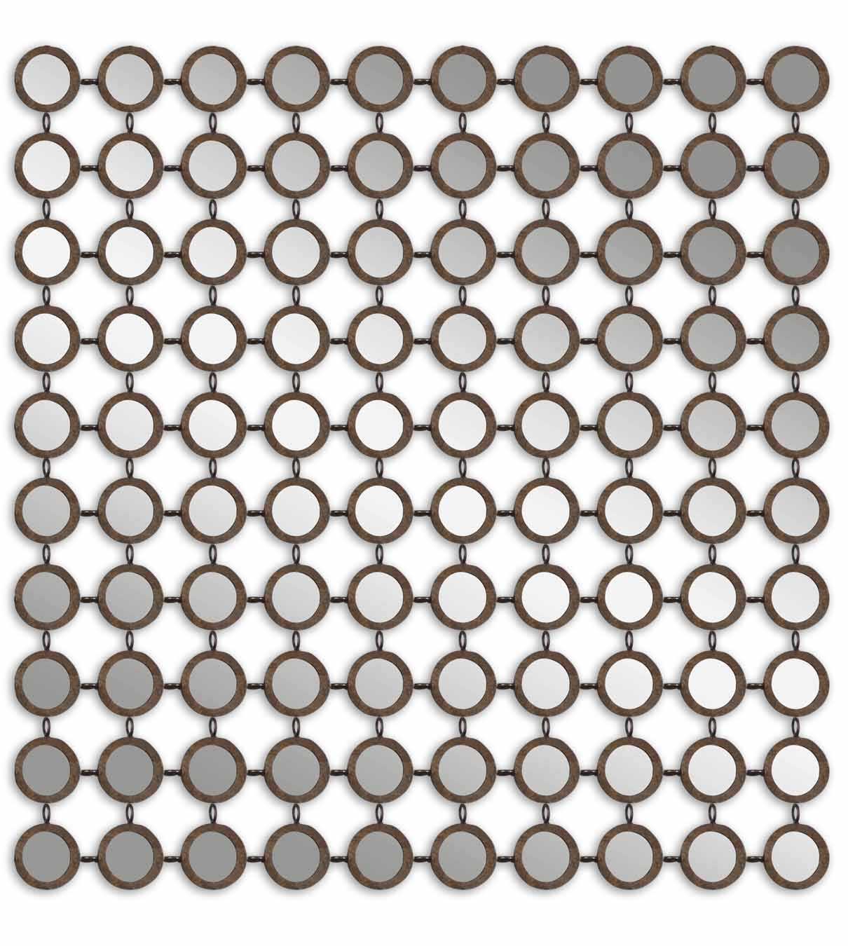 Dinuba Antique Silver Champagne Mirror