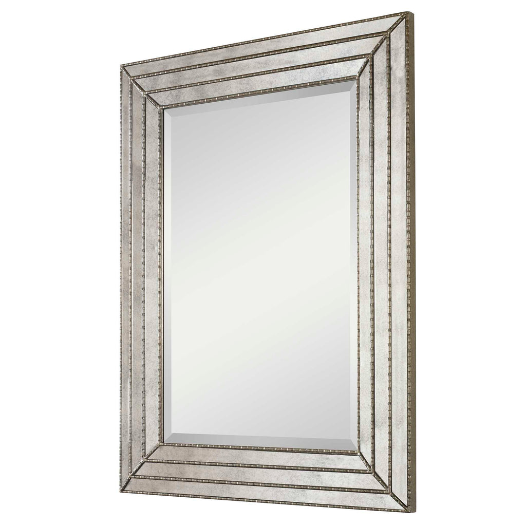 Seymour Antique Silver Mirror