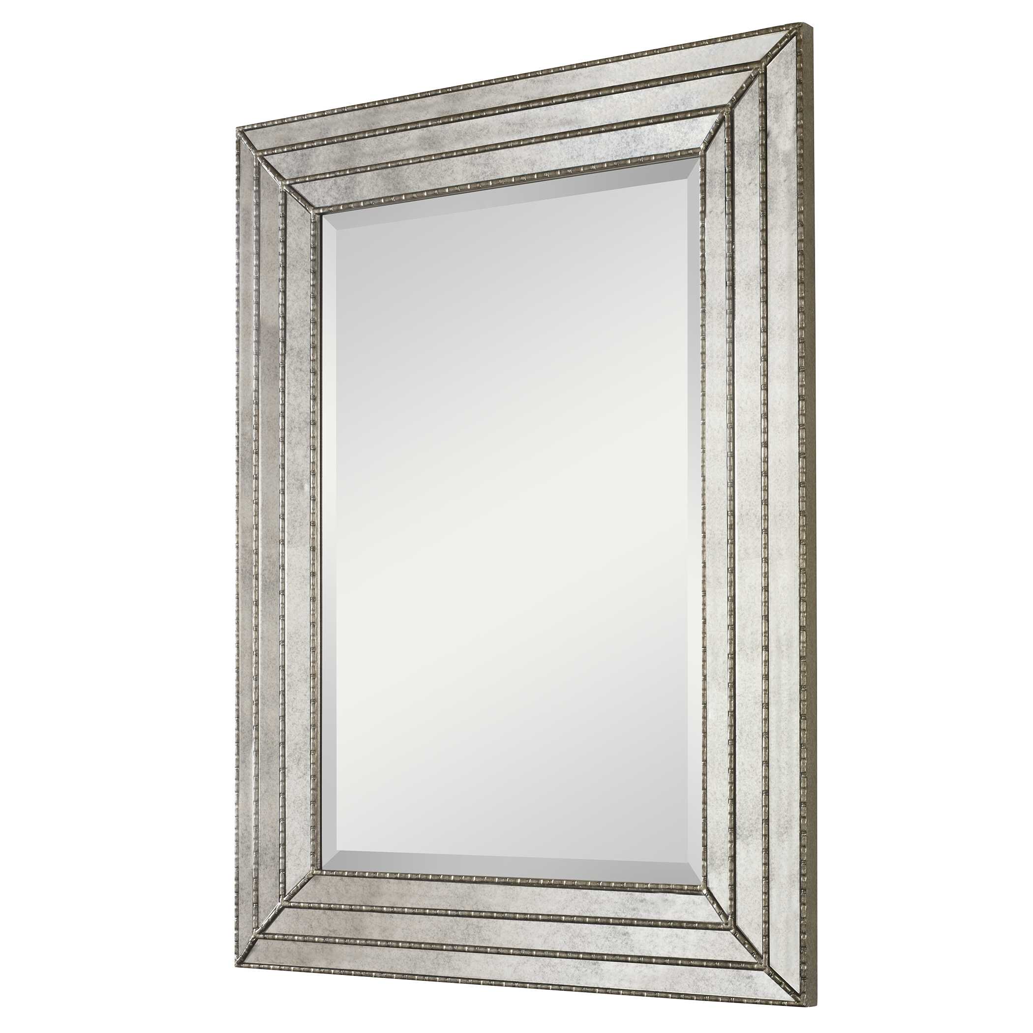 Seymour Antique Silver Mirror