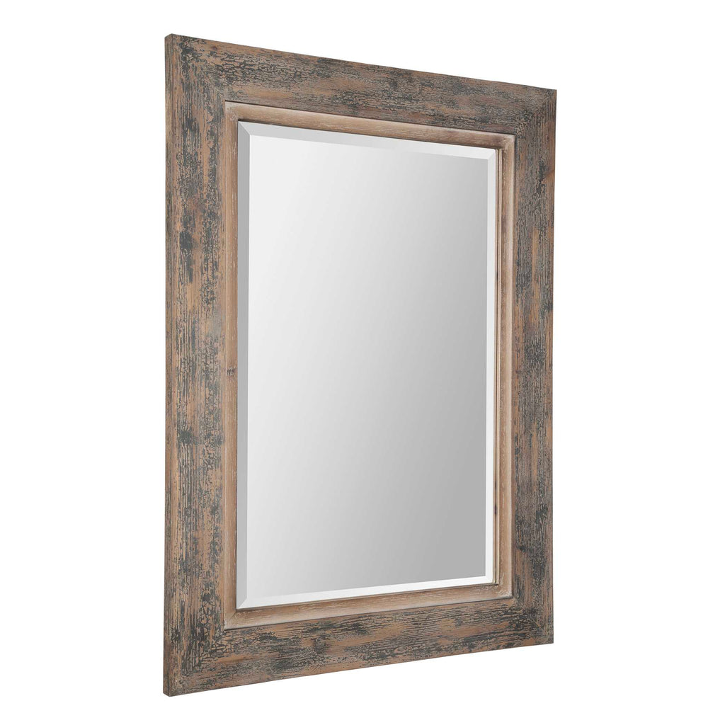 Bozeman Distressed Blue Mirror