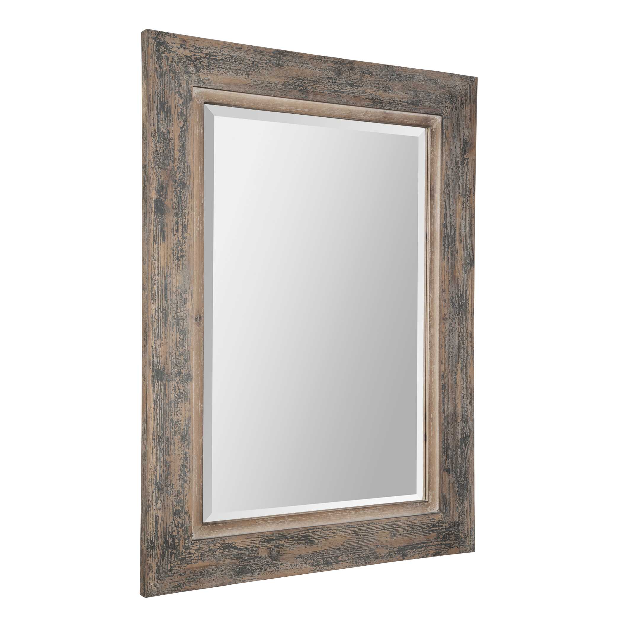 Bozeman Distressed Blue Mirror
