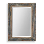 Bozeman Distressed Blue Mirror