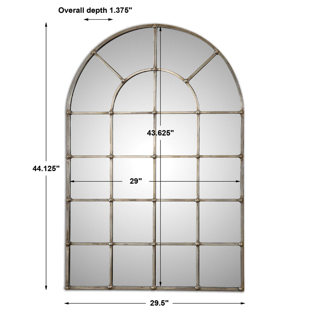 Barwell Arch Window Mirror