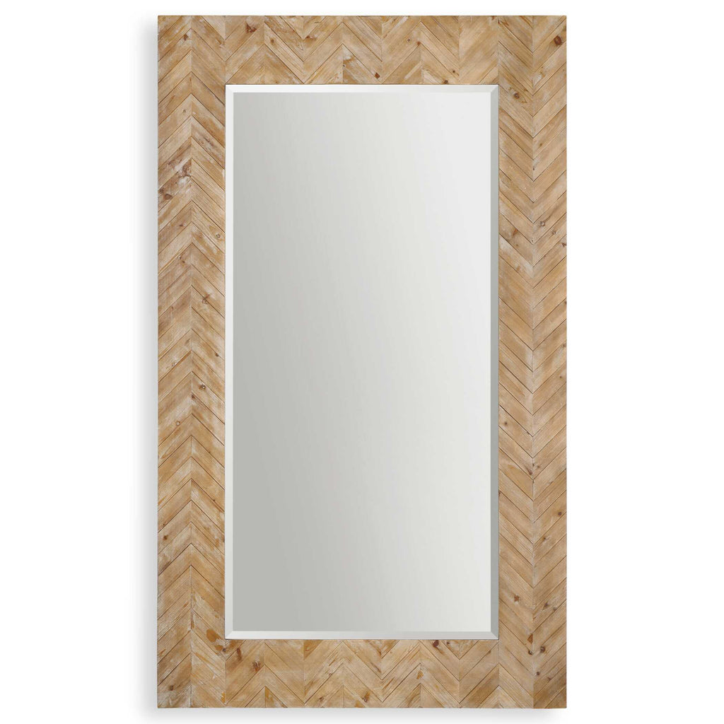 Demetria Oversized Wooden Mirror