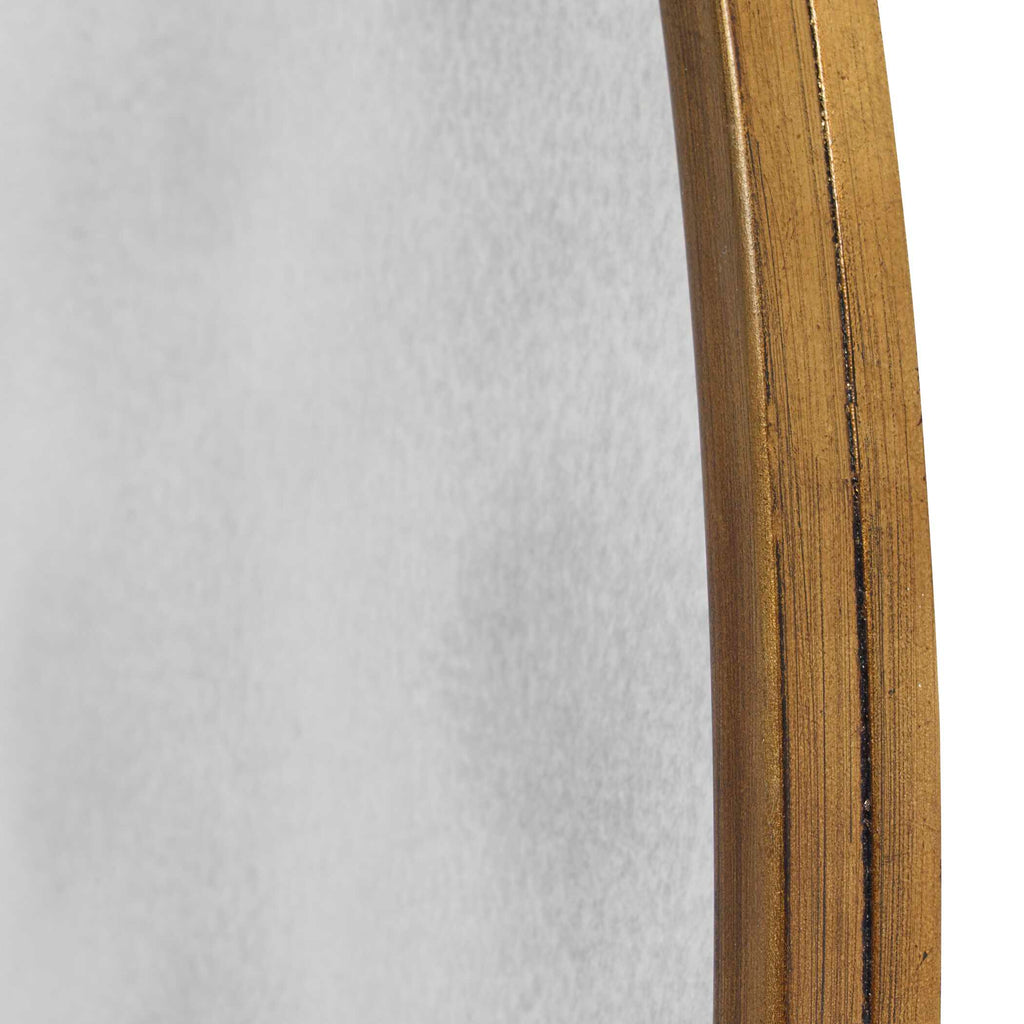 Junius Round Gold Mirror