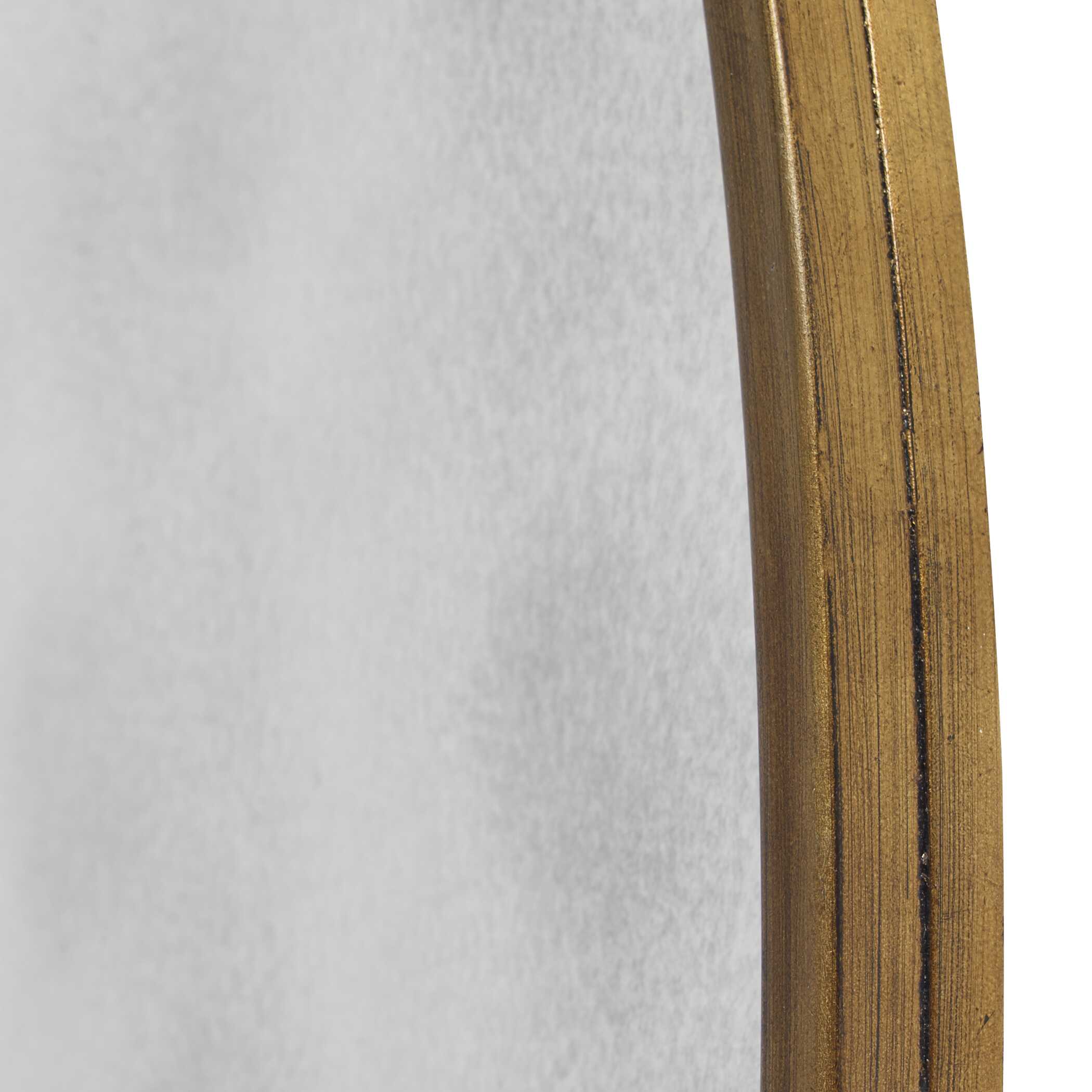 Junius Round Gold Mirror